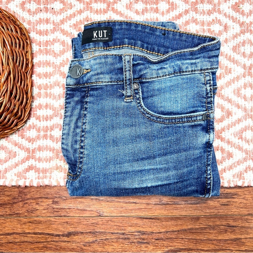 Kut from the Kloth Dark Wash Women's Skinny Blue Jeans Size 6